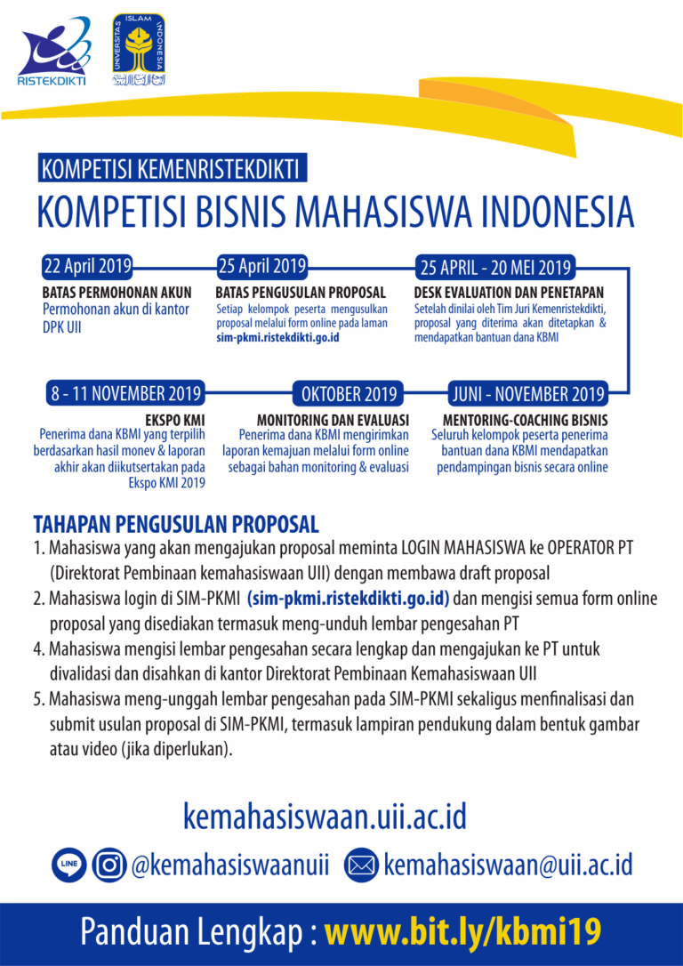 Kompetisi Bisnis Mahasiswa Indonesia (KBMI) 2019