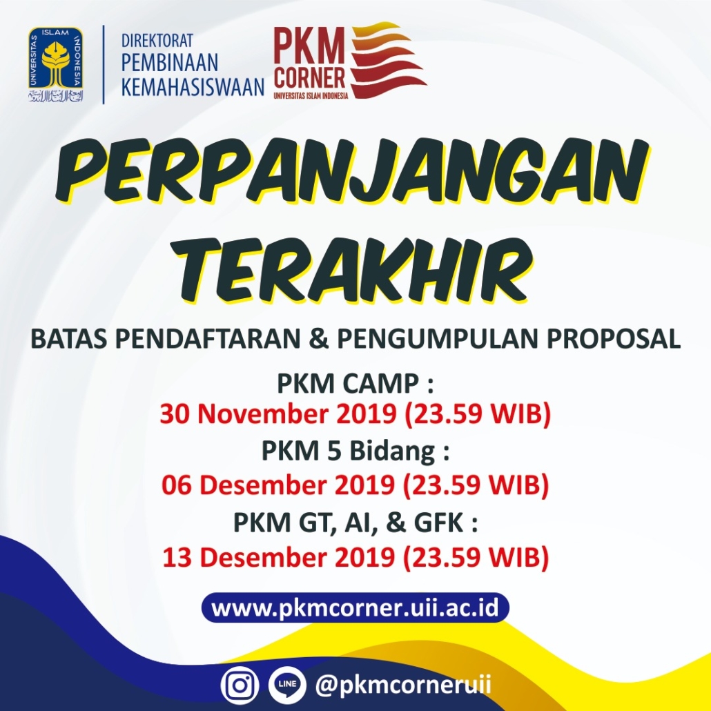 Informasi PKM Camp & Seleksi Internal PKM tingkat Universitas