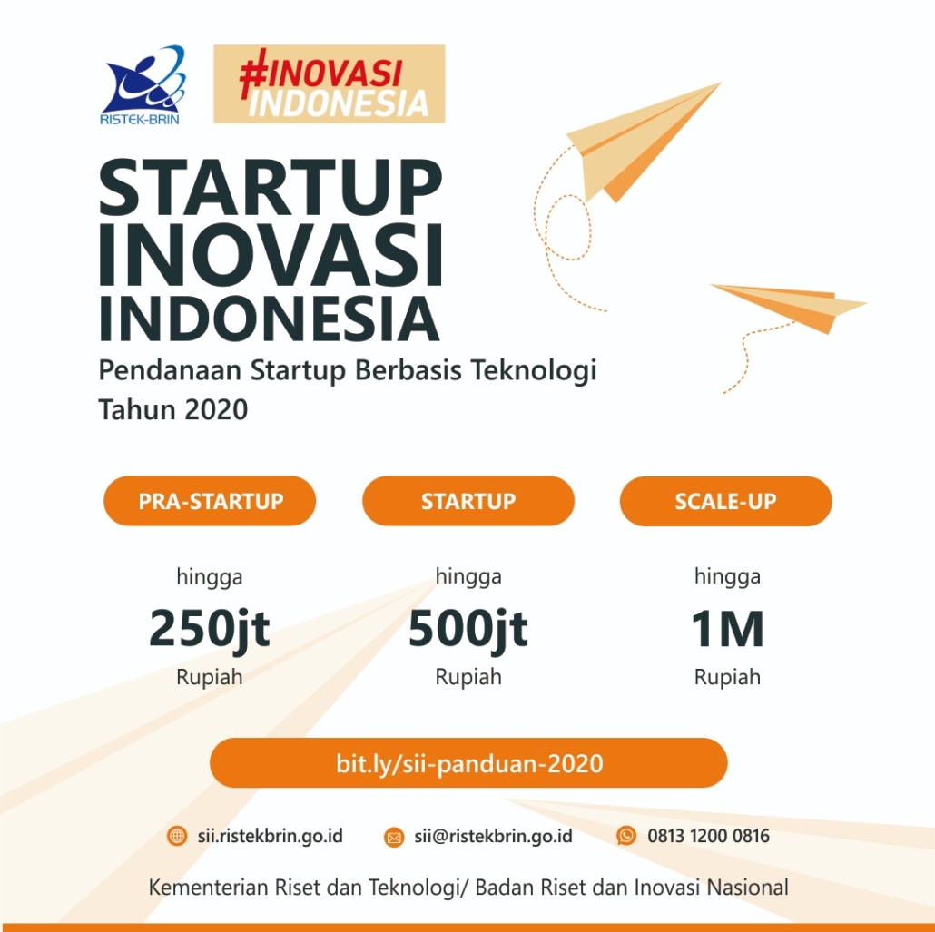 Startup Inovasi Indonesia : Pendanan Startup Berbasis Teknologi 2020