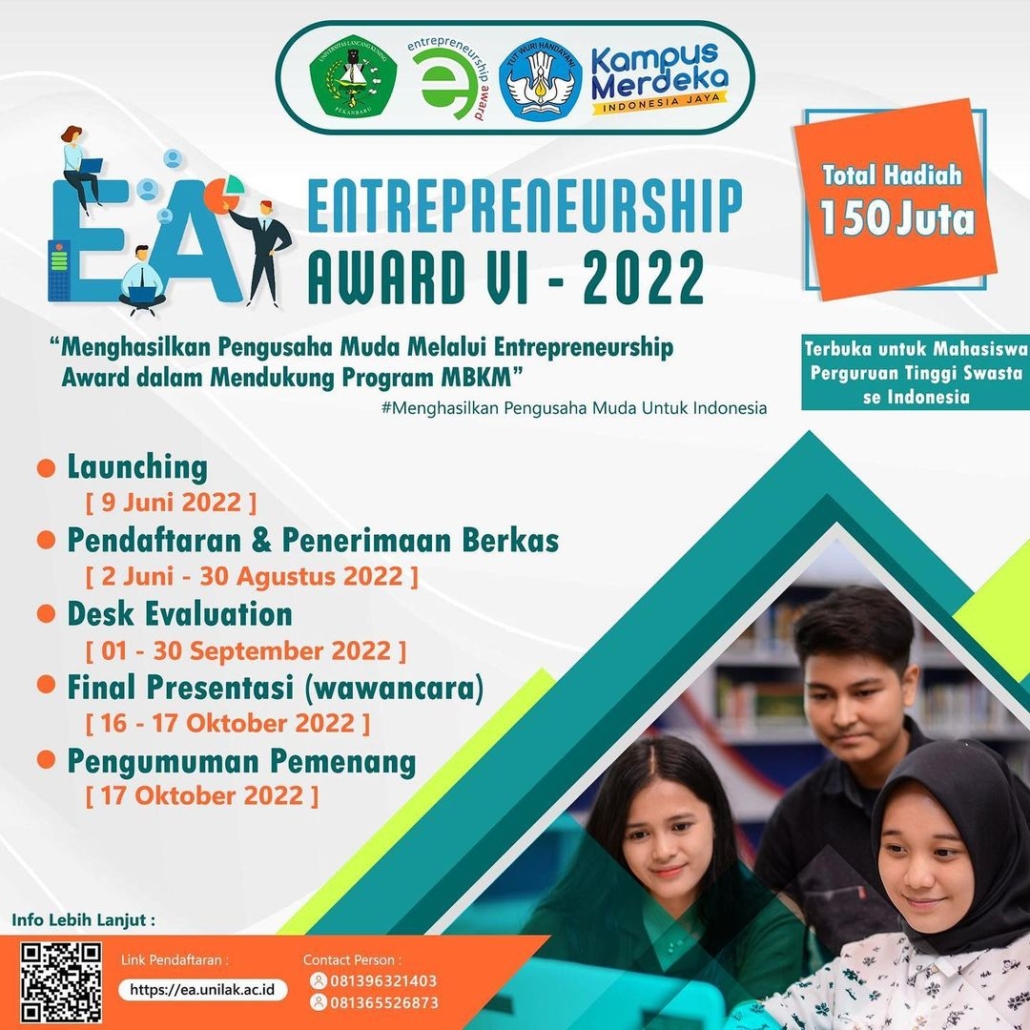 Entrepreneurship Award VI 2022 – Universitas Lancang Kuning